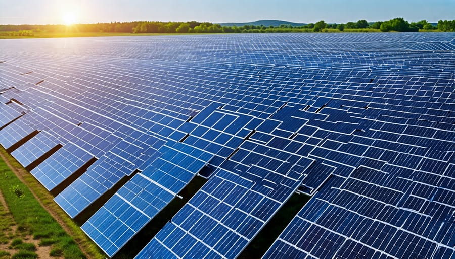 High-efficiency solar panels used in Australia's largest solar farm