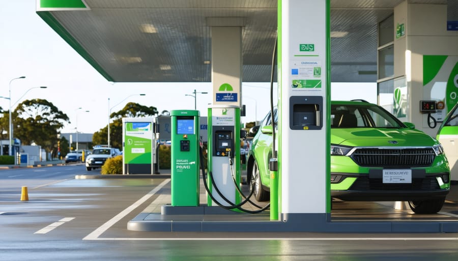 Biofuel pump at an Australian service station