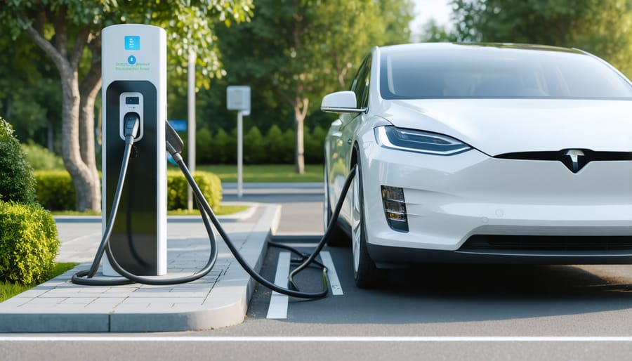 Electric vehicle charging with electricity generated from bioenergy