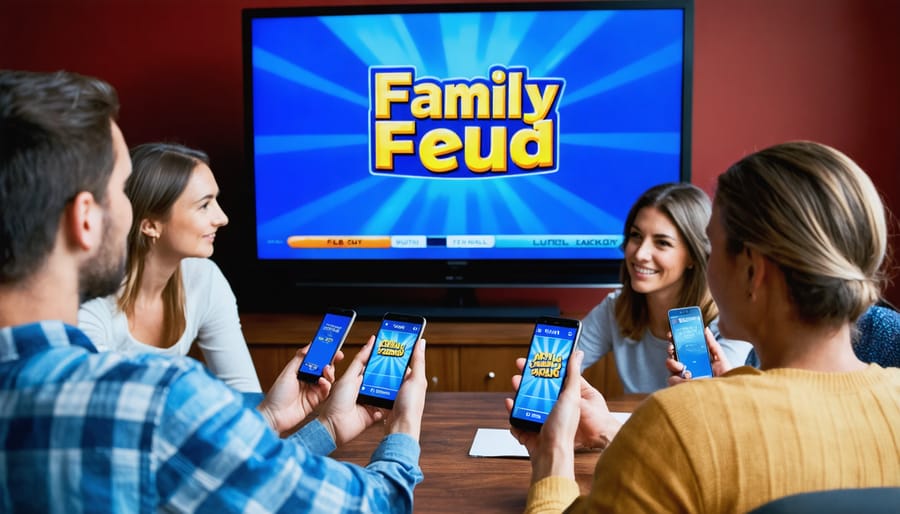 People playing Family Feud online party game through Jackbox