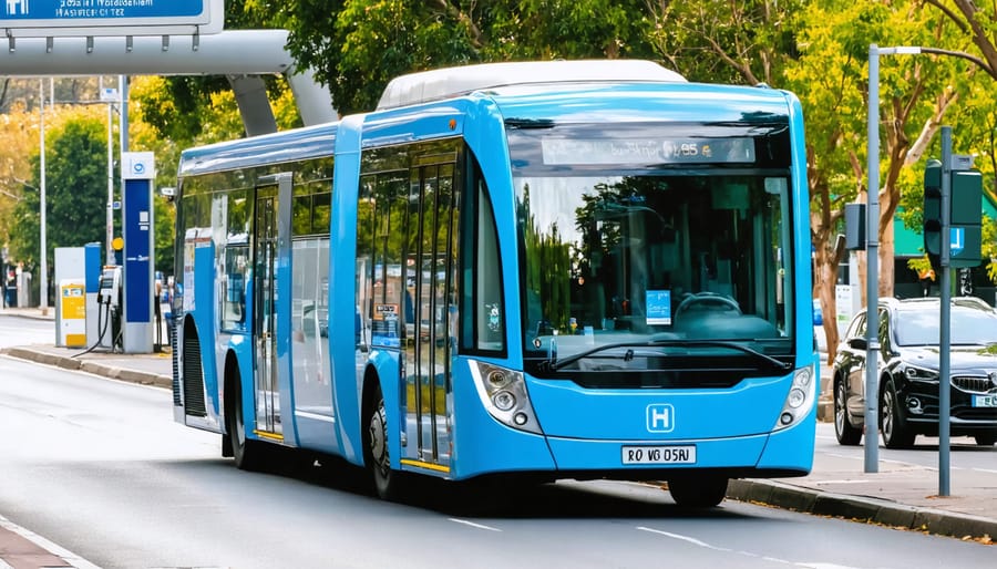 Hydrogen-powered public transportation in an Australian urban setting