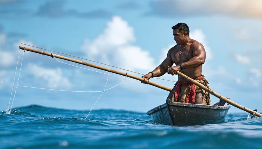 Sustainable traditional fishing practices in Polynesia