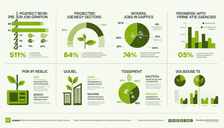 Statistical visualization of bioenergy sector job growth projections