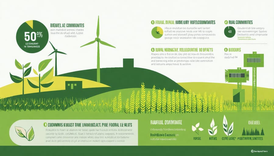 Visual representation of biofuel industry's economic benefits to regional Australia