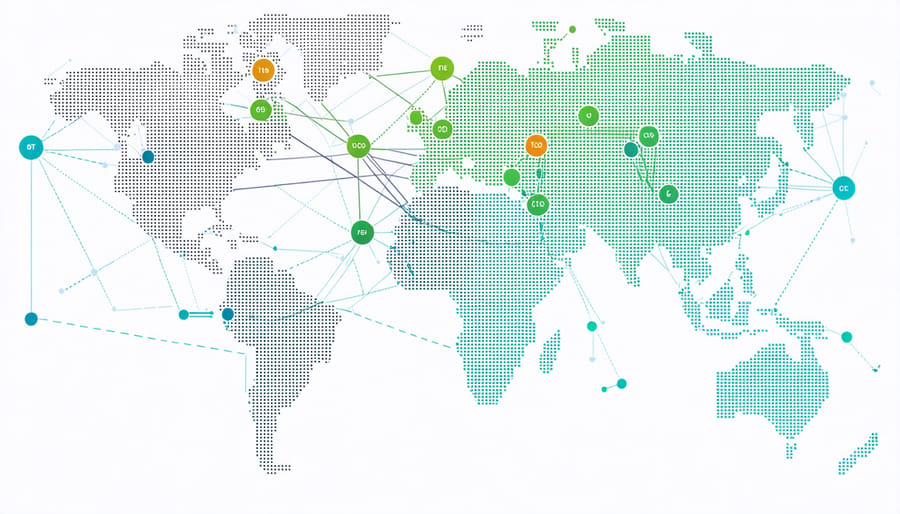 Visual representation of global bioenergy research networks with Australian connections