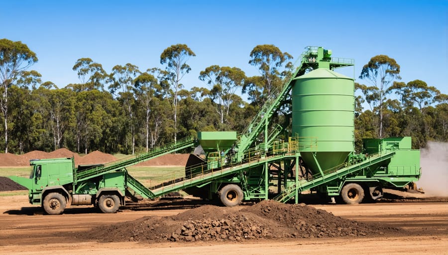 Industrial facility converting agricultural waste into biomass products