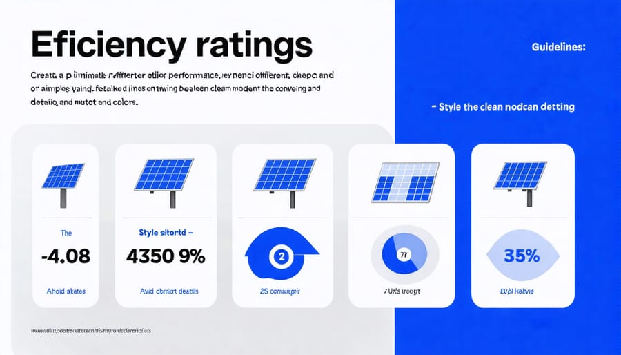 Comparative chart displaying efficiency ratings and performance data for major solar inverter manufacturers