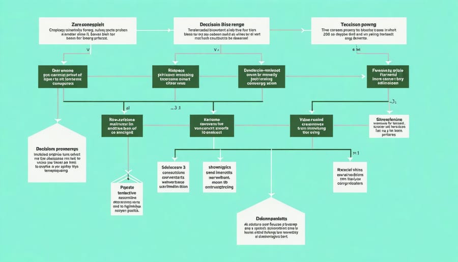 Implementation roadmap for zero-carbon bioenergy projects with key milestones and decision points