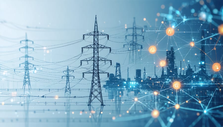 Interactive visualization of smart grid technology and monitoring systems