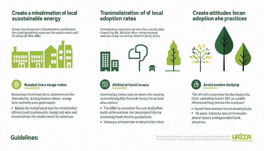 Data visualization of community behavioral changes in sustainable energy adoption