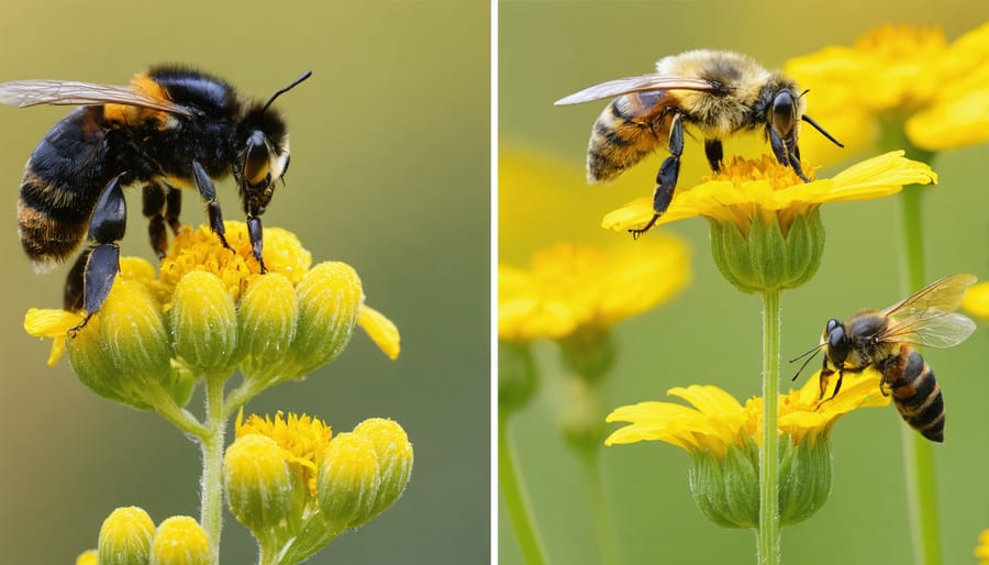 Native Australian pollinators interacting with bioenergy crop flowers