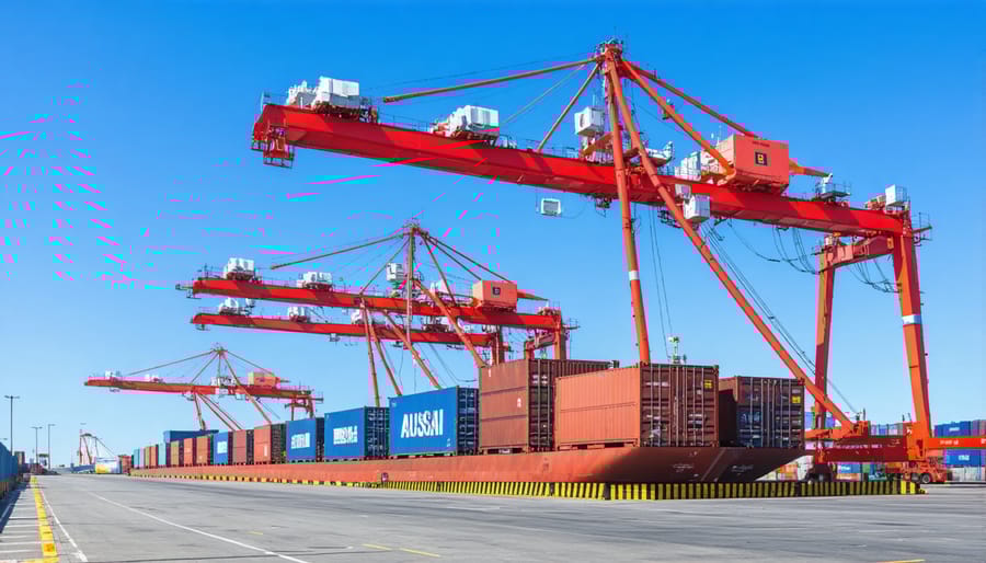 Sustainable port operations at an Australian container terminal with electric equipment