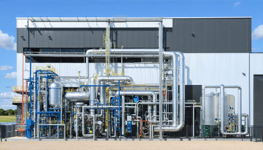 Industrial-scale bio-regulator system installed at a working bioenergy plant in Australia