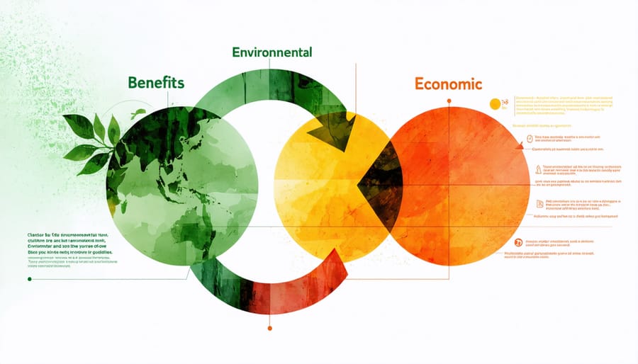 Visual representation of environmental and economic benefits of bilateral investment in bioenergy