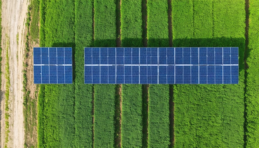Smart farm integrating solar power and digital sensing technology in rural Australia