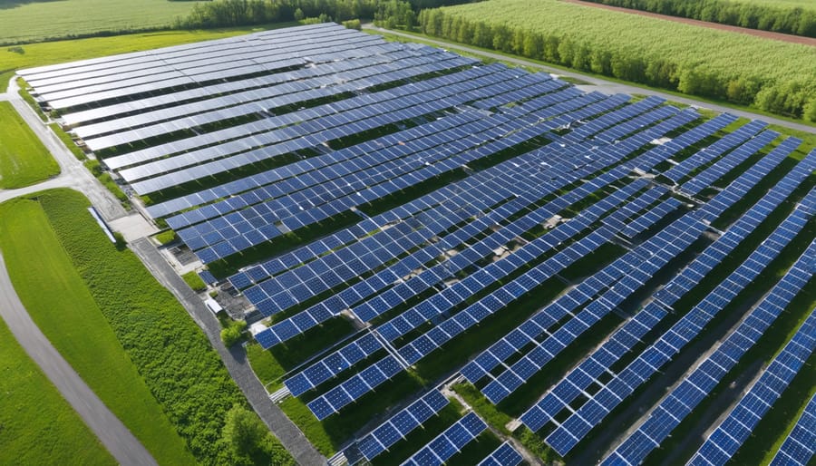 Modern hybrid energy facility with integrated renewable sources
