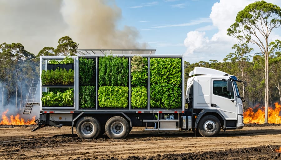 Portable bioenergy generator providing emergency power in a disaster zone