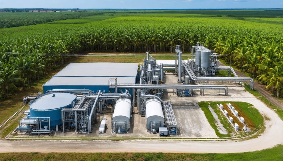 Queensland sugar mill facility converting bagasse waste into renewable energy