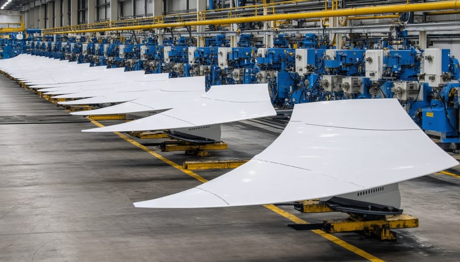 Production of wind turbine blades using sustainable bio-composite materials