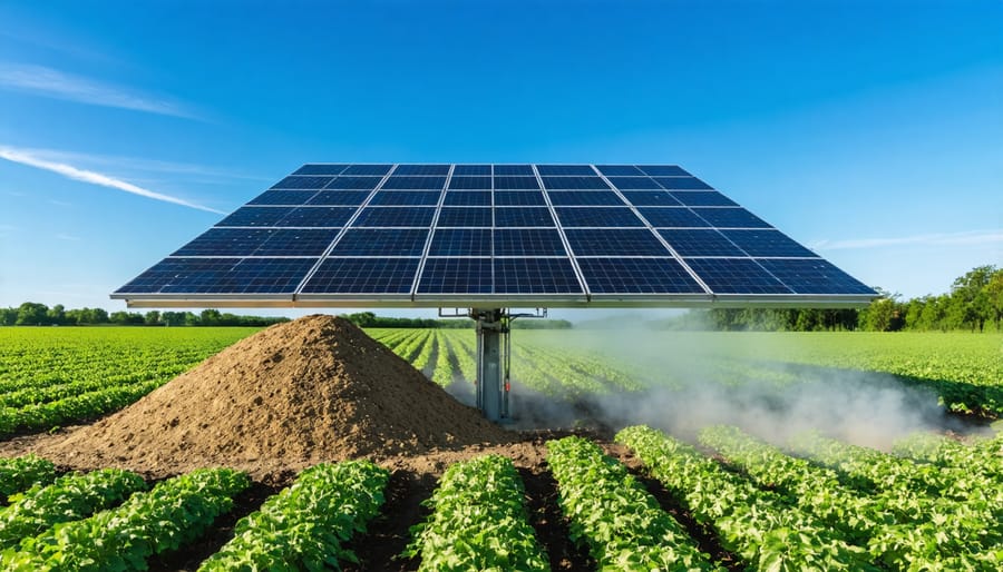 Biomass processing equipment converting agricultural waste into renewable energy