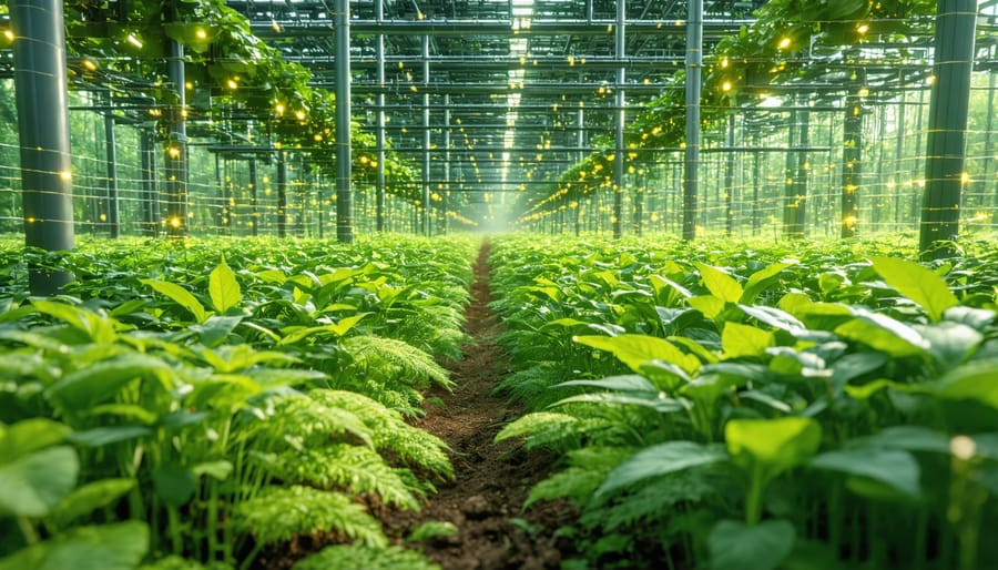 Modern bioenergy facility with storage silos in Australian landscape
